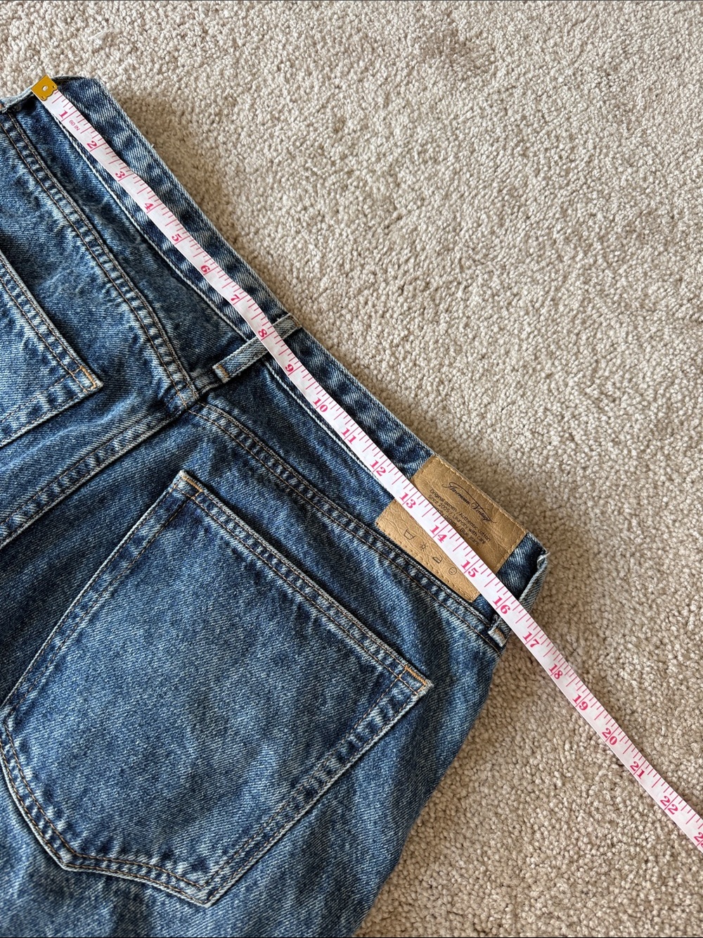 American Vintage Driot Boyfriend Medium Wash Jeans - Picture 9 of 10